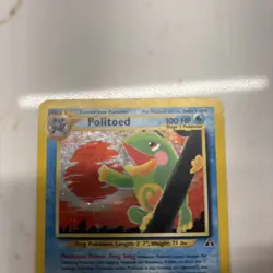 Pokemon TCG Politoed Neo Discovery Holo Card 8/75 LP Condition - Image 4