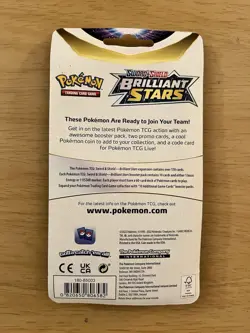 POKEMON BRILLIANT STARS Checklane Blister Pack Raichu Pikachu Promo Cards MINT - Image 2