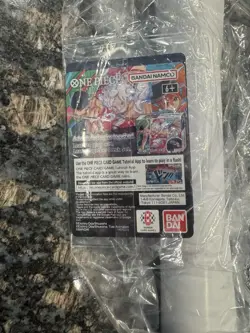 One Piece Card Game Monkey.D.Luffy US Voyage Promo P-055, SEALED + Poster - Image 3