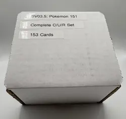 SV03.5 Pokemon 151 - COMPLETE Common/Uncommon/Holo Rare Set - 153 Cards (Bulk) - Image 2
