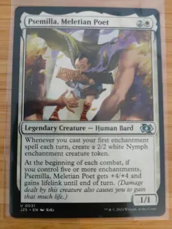 MTG Psemilla, Meletian Poet 0031 J25 Foundations M/NM Free UK P&P - Image 1