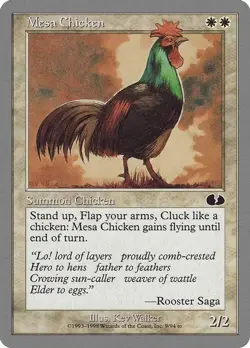 Mesa Chicken Unglued Light Play MTG Magic DNA GAMES - Image 1