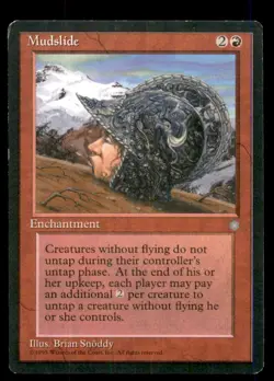 Mudslide LP Light Play Ice Age MTG [12324] - Image 1