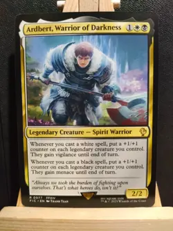 Ardbert, Warrior of Darkness - Final Fantasy Commander - NM (see pics) MTG - Image 1