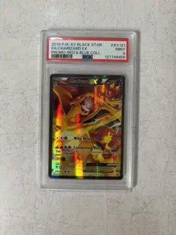 2016 POKEMON XY PROMO FULL ART/CHARIZARD EX PSA 9 - Image 1