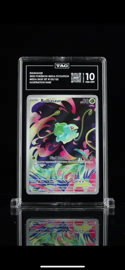 Pokemon Mega Evolution Bulbasaur #133 Tag Gem Mint 10 - Image 1
