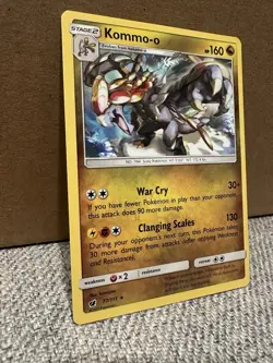 Kommo-o 77/111 Regular Rare - Pokemon SM Crimson Invasion TCG NM - Image 2