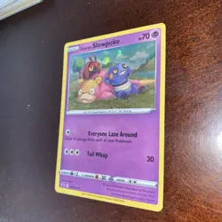POKEMON GALARIAN SLOWPOKE SWSH126 PROMO BLACK STAR COSMOS HOLOFOIL - Image 2