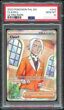 Pokemon Paldea Evolved Clavell 249 PSA 10 - Image 1