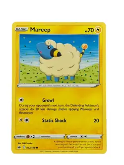 New: 2021 Pokemon TCG Mareep Chilling Reign 047 Regular Common - Image 1