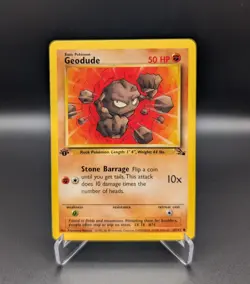 Geodude - 1st Edition - #47/62 Fossil - NM - Pokemon TCG - Image 1