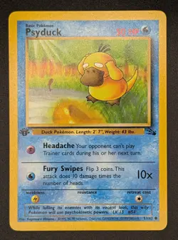 Psyduck - 1st Edition - #53/62 Fossil - LP - Pokemon TCG - Image 3