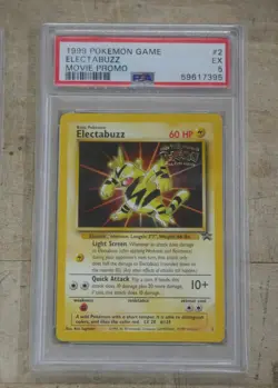 2000 Pokemon Game Promo Movie Ancient Mew PSA 8 NM-MT & 1999 POKEMON GAME ELECT - Image 3