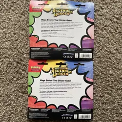 Set Of 2 X POKEMON ASCENDED HEROES Tech Sticker Collection BRAND NEW/SEALED! - Image 2