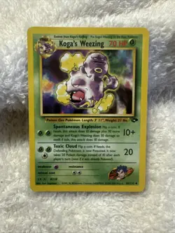 Pokemon TCG Koga's Weezing Gym Challenge 50/132 Regular - Image 1