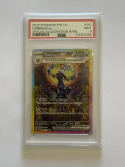 Pokemon 2025 Umbreon ex 161/131 SIR Prismatic Evolutions PSA 9 ( RecrackU) - Image 1