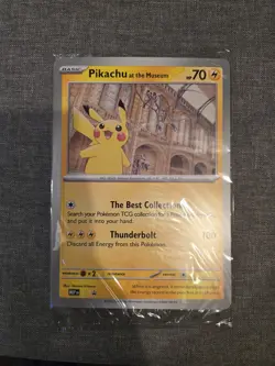 Pikachu At The Museum - MEP EN - Pokemon x Natural History Museum Jumbo Promo - Image 1