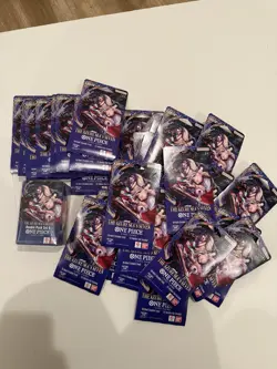 One Piece The Azure Sea’s Seven Sleeved Booster Packs (LOT OF 30) IN HAND - Image 1