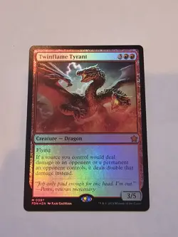 Twinflame Tyrant Foundations Foil Card Near Mint Condition - Image 1