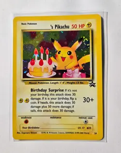 Pokemon Card - TCG Birthday Pikachu Promo Holo Card #24 - Image 2