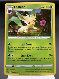 Leafeon SWSH191 - Holo Rare - Sword & Shield Promo Pokemon Card NM - Image 1