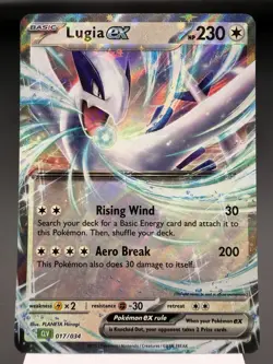 Lugia ex 017/034 - Ultra Rare - CLV Pokemon Classic Card NM - Image 1