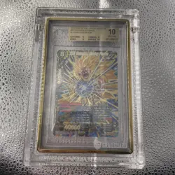 ss3 gotenks blazing fusion bt10-153 scr bgs 10 dragon ball super card dbs psa - Image 3
