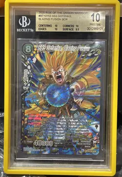 ss3 gotenks blazing fusion bt10-153 scr bgs 10 dragon ball super card dbs psa - Image 4