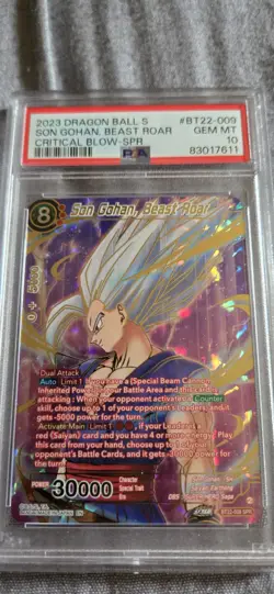 2023 Dragon Ball Super Critical Blow Son Gohan, Beast Roar SPR PSA 10 - Image 1