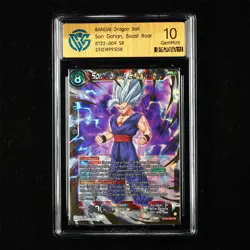CCG 10 GemMint Dragon Ball ENG Son Gohan Beast Roar BT22-009 SR - Image 1