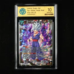 CCG 10 GemMint Dragon Ball ENG Son Gohan Beast Roar BT22-009 SR - Image 1