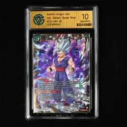CCG 10 GemMint Dragon Ball ENG Son Gohan Beast Roar BT22-009 SR - Image 2