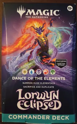 Magic The Gathering Dance of The Elements Lorwyn Eclipsed Commander Deck NEW - Image 1