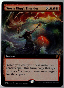 Storm King's Thunder 583 Extended Art Mythic Foil Baldur's Gate Magic TCG NM - Image 1