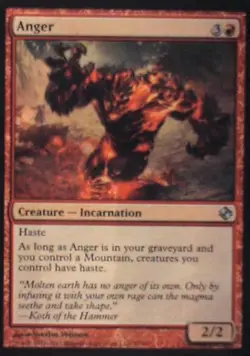 Anger - Duel Decks: Venser vs. Koth: #51, Magic: The Gathering Lp C285 - Image 1