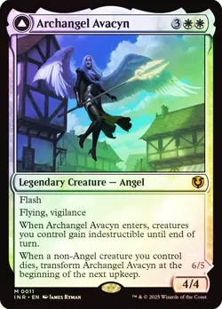 MTG FOIL Archangel Avacyn // Avacyn, the Purifier - Innistrad Remastered #011 - Image 1