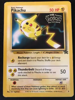Black Star Promo Holo/Non holo Pokemon cards-various cards available - Image 5