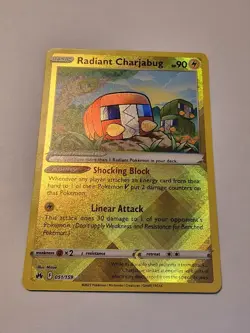 Pokemon TCG Radiant Charjabug Sword & Shield: Crown Zenith 051/159. - Image 2