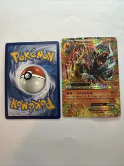 Mega EX Pokemon Lot (2) M Blastoise EX + M Houndoom EX Ultra Rare NM - Image 2