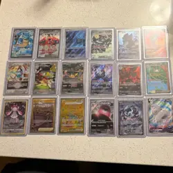 Pokemon 18 CardHolo Full Art Cards Duskull Pikachu Lot - Image 1