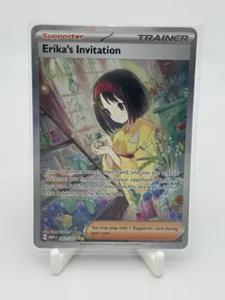 Pokemon Erika's Invitation Trainer 203/165 Scarlet & Violet 151 SIR Holo - Image 1