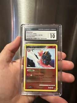 (POP 39) CGC 10 Gem Mint Pokemon Magcargo Reverse Holo 45/106 Encounters pokemon - Image 1