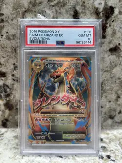 Pokemon TCG M Charizard EX #101/108 XY Evolutions PSA 10 Gem MT 💎📈🔥 - Image 1