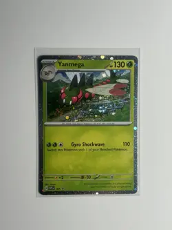 Pokemon TCG Scarlet & Violet Yanmega SVP187 Black Star Promo Holo - NEAR MINT - Image 1