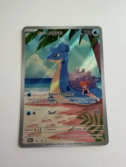 Pokemon Destined Rivals Misty's Lapras 194/182 Illustration Rare - Near Mint - Image 1