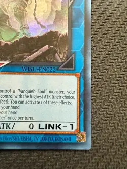 Rock of the Vanquisher WISU-EN022 Ultra Rare 1st Edition Yu-Gi-Oh! - Image 2