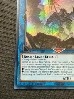 Rock of the Vanquisher WISU-EN022 Ultra Rare 1st Edition Yu-Gi-Oh! - Image 3