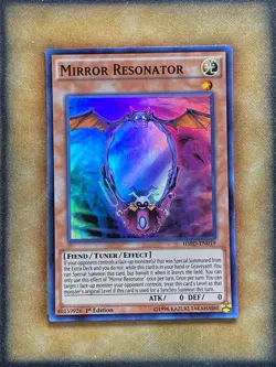 Yugioh Mirror Resonator HSRD-EN019 Super Rare 1st Ed NM - Image 1