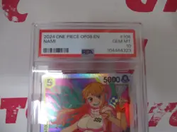 2024 One Piece Two Legends OP08 Nami Card #106 PSA 10 - Image 2
