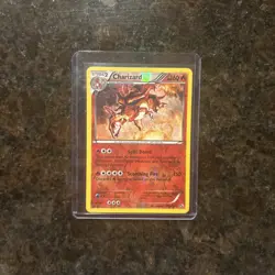 Pokemon TCG Charizard Holo Rare Legendary Treasures 19/113 NM Condition - Image 1